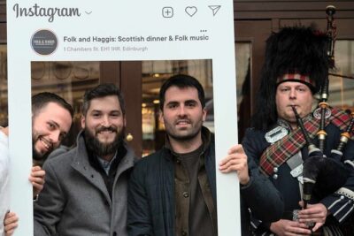 2.5 Hour Experience Scottish Dinner and Folk Music