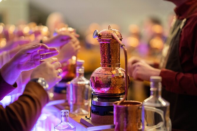 2 hour Gin School Experience in Aberdeen - Making your recipe in a copper mini-still