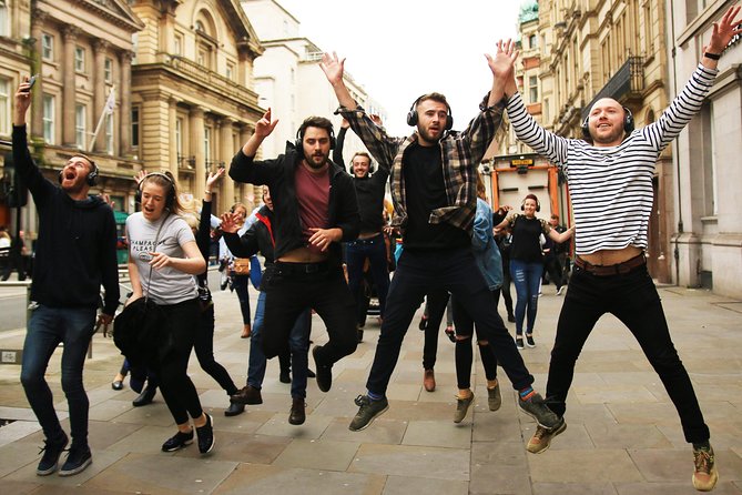 A Silent Disco Adventure in Glasgow - George Square: a second public stage
