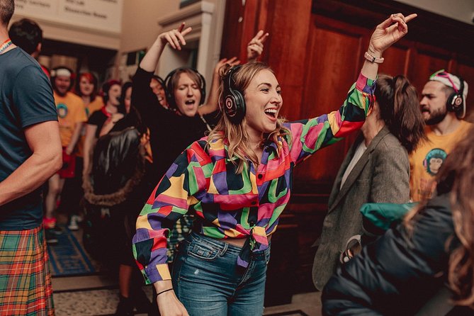 A Silent Disco Adventure in Glasgow - Music, movement, and the one-channel setup