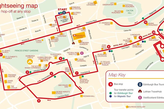 City Sightseeing Edinburgh Hop-On Hop-Off Bus Tour + Kids Go Free - Canongate and the Royal Mile