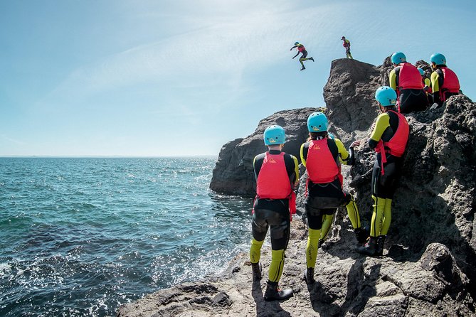 Coasteering Day Trips from Edinburgh - Rock scrambling and cave routes