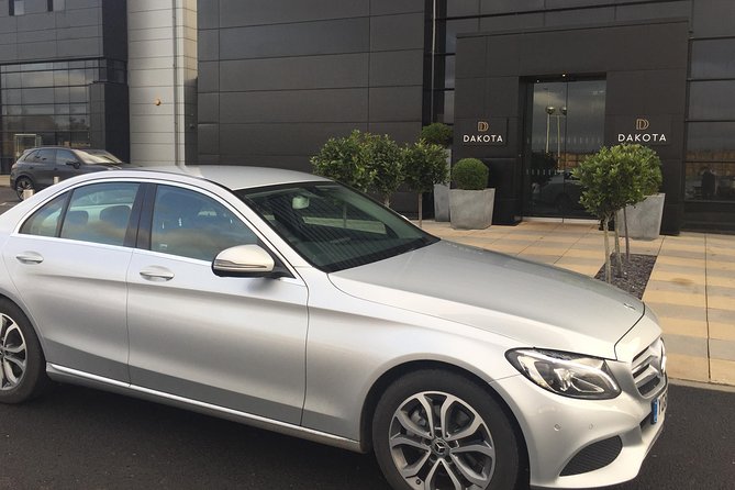 Edinburgh Airport to Glasgow City Chauffeured Hire Driver - Inside the Mercedes vehicle