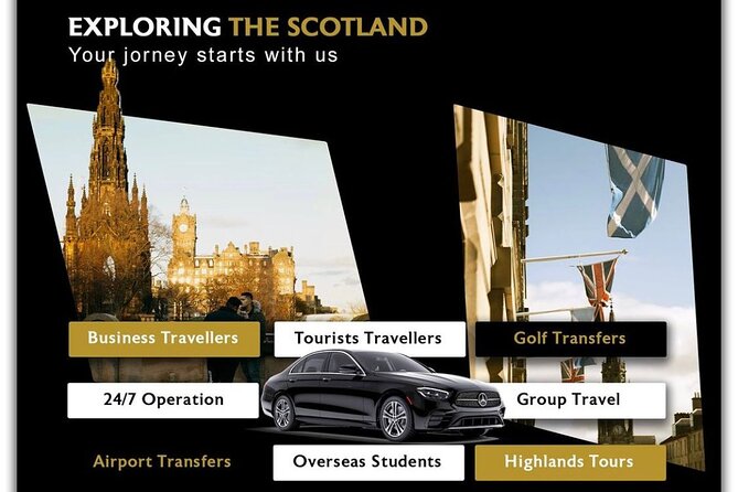Edinburgh Airport Transfer to or Anywhere in Uk - Why a private Edinburgh transfer can be worth the cost