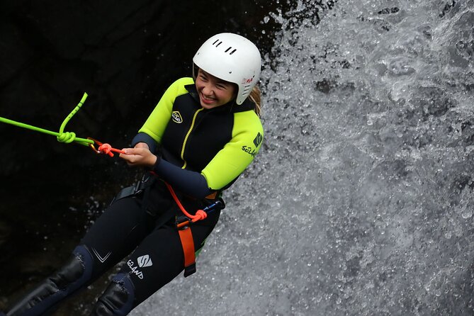 Falls of Bruar Canyoning - Guides, encouragement, and group spirit