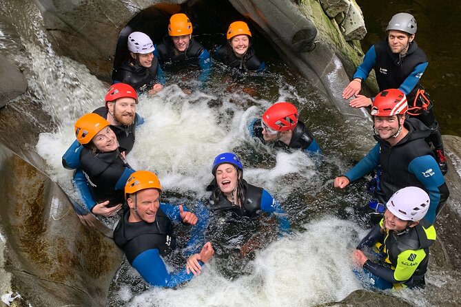 Family Gorge Walking - Wetsuits make a real difference