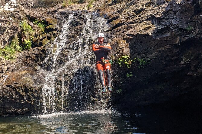 Galloway Canyoning Adventure, Murrays Canyon half day - Abseiling, jumping, sliding, swimming, and ziplining
