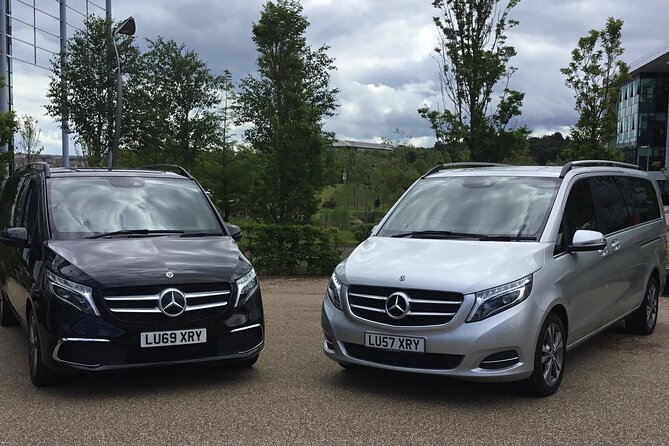 Glasgow Airport to City Mercedes Minivan - The Mercedes V Class and its luggage advantage