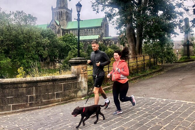 Guided Running Tour of Glasgow - Glasgow Cathedral and the route into the Necropolis