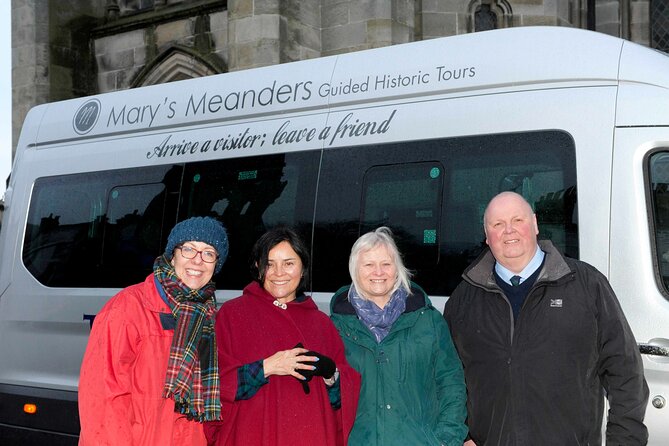 Iconic Outlander Locations Private Tour - Passing the Kelpies on the way to Doune