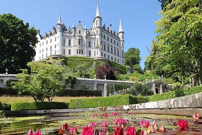 Legendary Dunrobin Castle Tour - Loch Fleet National Nature Reserve by single-track road