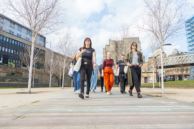 Merchant City Music Walking Tour of Glasgow - Barrowland Park turns the walk into a photo stop