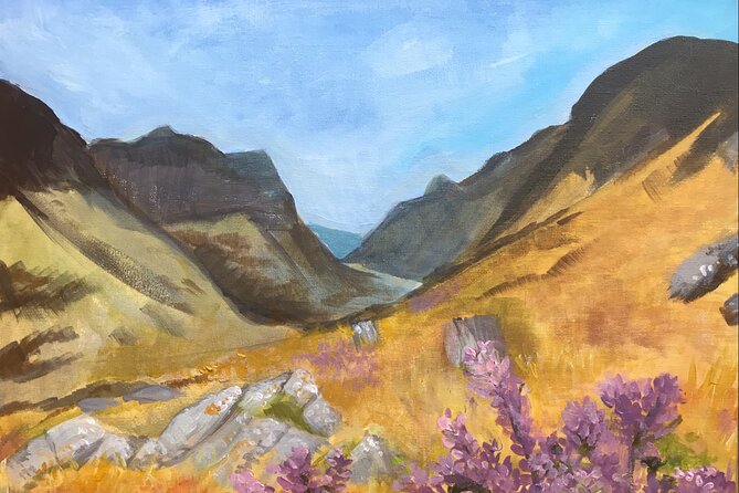 Paint and Sip Nights - Following Fiona’s step-by-step instruction