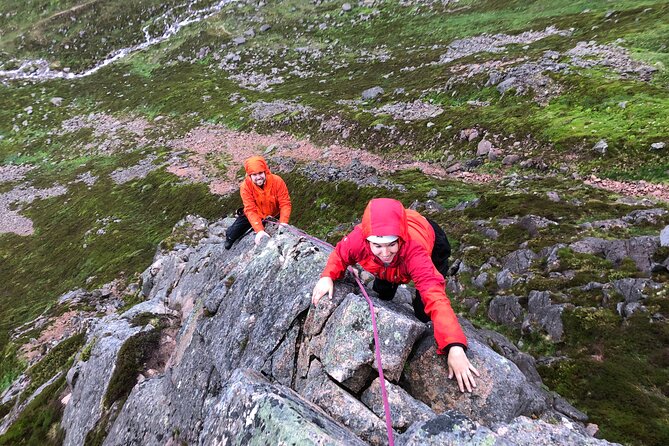 Private Guided Ridge Scrambling Experience in the Cairngorms - The Cairngorms from the rock