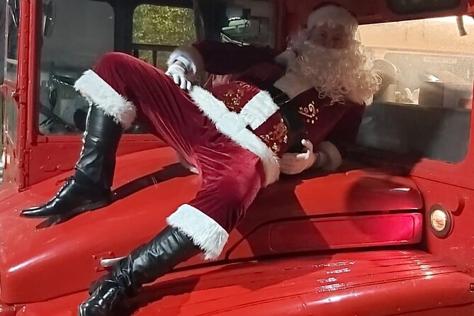 Red Bus Ride Along with Santa in Glasgow - Riding beneath Glasgow’s festive lights