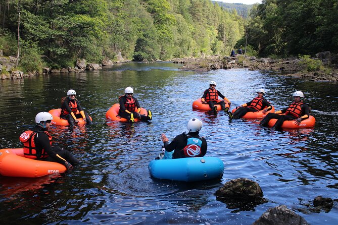 RIVER TUBING on the River Tummel | Pitlochry, Scotland - Getting fitted in wetsuit, helmet, and river gear