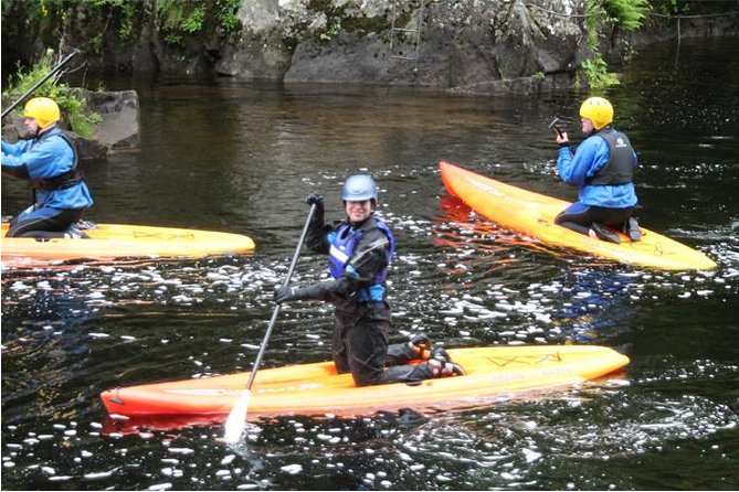 Stand Up Paddle Boarding in Aberfeldy - Learning to paddle before standing up