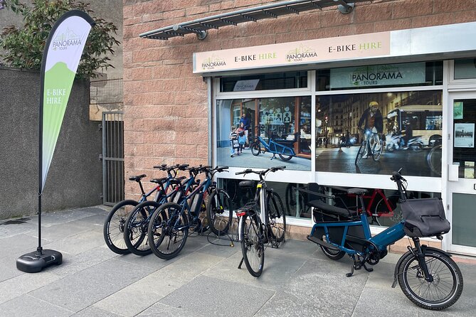 Stunning Edinburgh E-bike Tour max 10 people small group - London Road Gardens and the approach to Holyrood