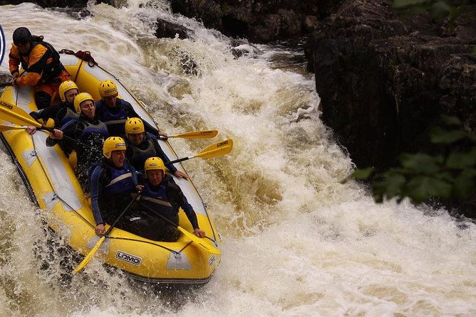 White Water Rafting and River Bugs on the River Tummel - Starting at Clunie Dam near Pitlochry